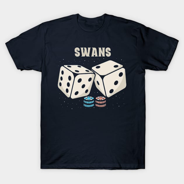 swans T-Shirt by Hsamal Gibran